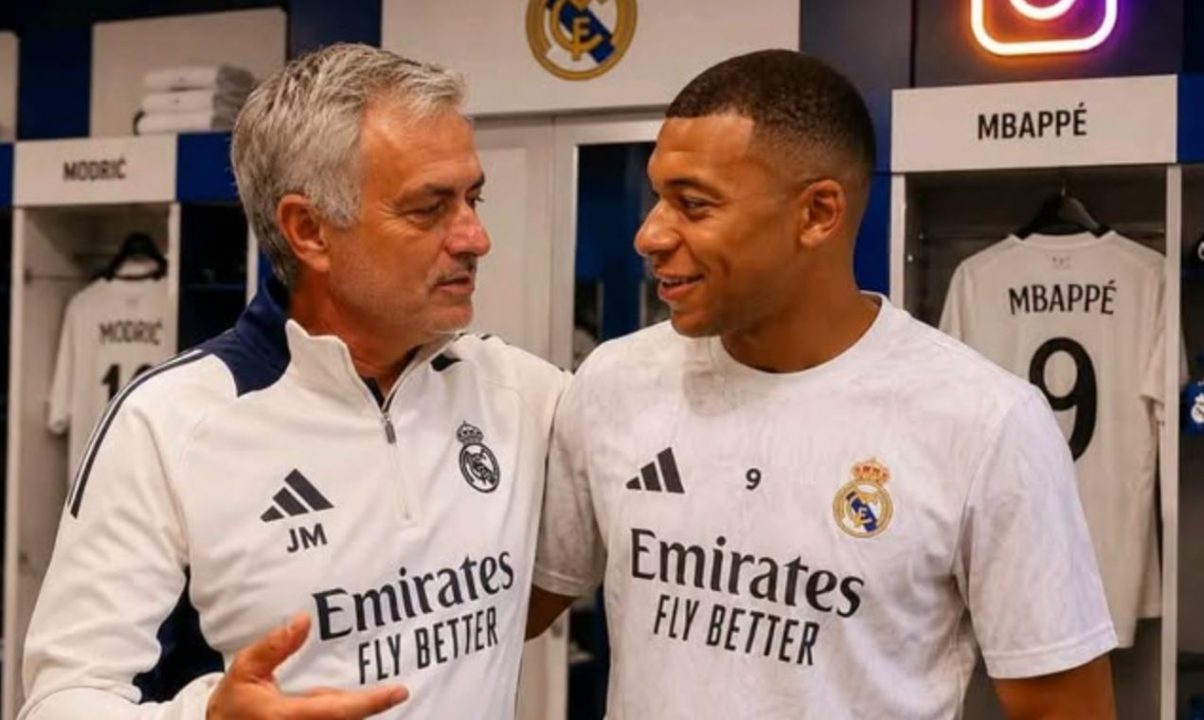 Jose Mourinho dan Kylian Mbappe