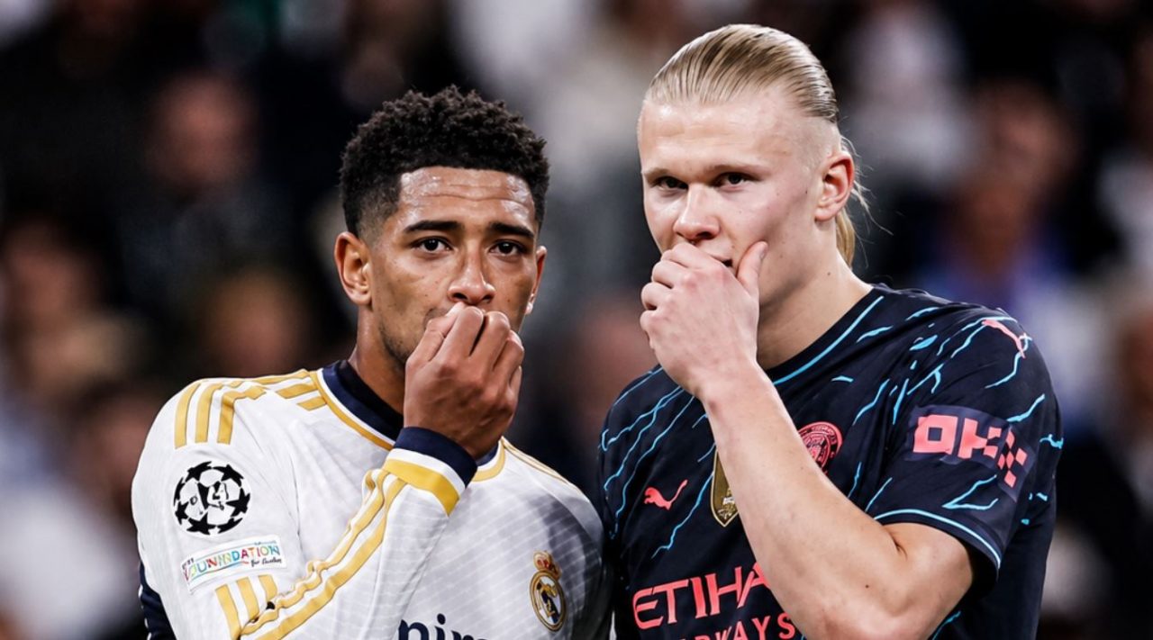 Jude Bellingham dan Erling Haaland
