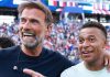 Jurgen Klopp dan Kylian Mbappe
