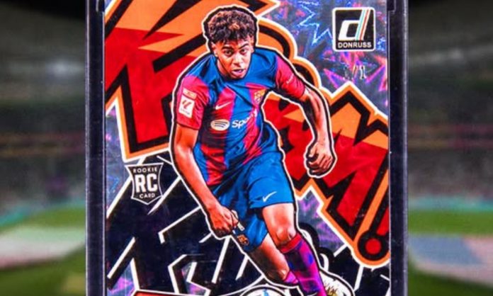 Kartu koleksi Panini Donruss Lamine Yamal