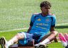 Lamine Yamal di sesi latihan Timnas Spanyol