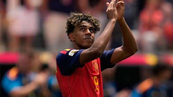 Lamine Yamal pemain Timnas Spanyol