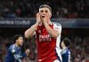 Leandro Trossard pemain Arsenal
