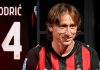 Luka Modric pemain AC Milan