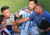 Momen saat Leandro Paredes ribut dengan pemain Spanyol