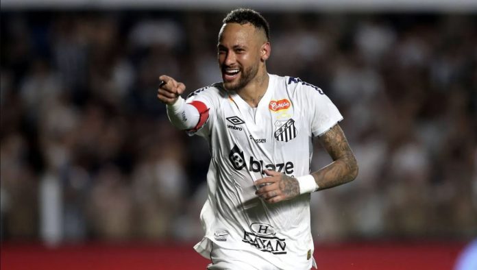 Neymar pemain Santos FC