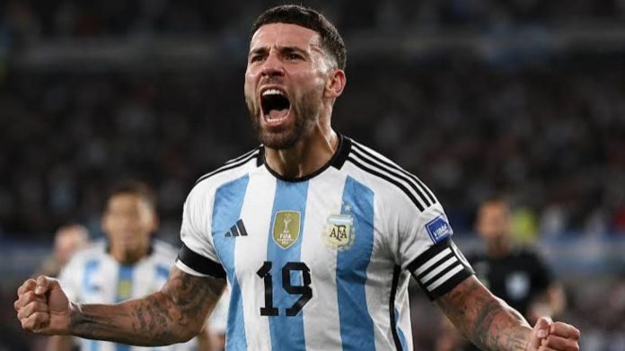 Nicolás Otamendi pemain Timnas Argentina