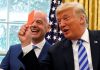 Presiden Donald Trump dan Presiden FIFA