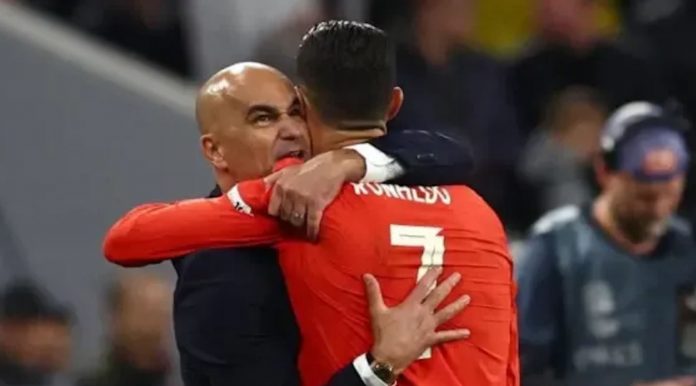 Roberto Martinez dan Cristiano Ronaldo
