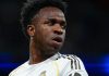 Vinicius unior pemain Real Madrid