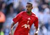 Alexander Isak saat laga tandang Liverpool di markas Newcastle United