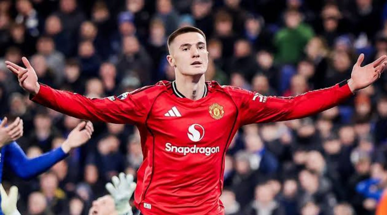 Benjamin Sesko pemain Manchester United