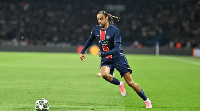 Bradley Barcola pemain PSG Bradley Barcola pemain PSG