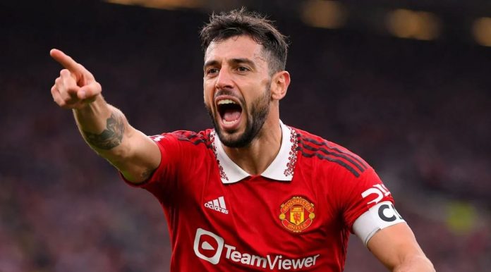 Bruno Fernandes pemain Manchester United