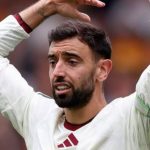 Bruno Fernandes pemain Manchester United saat laga melawan Hull City