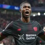 Christian Kofane pemain Bayer Leverkusen