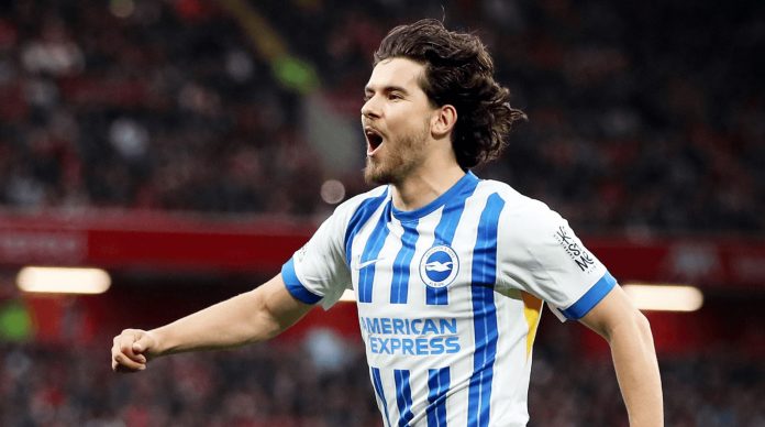 Ferdi Kadioglu pemain Brighton Ferdi Kadioglu pemain Brighton