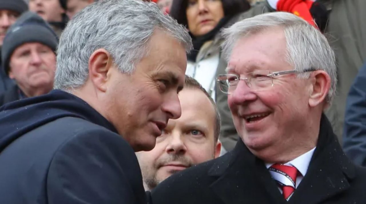 Jose Mourinho dan Sir Alex Ferguson
