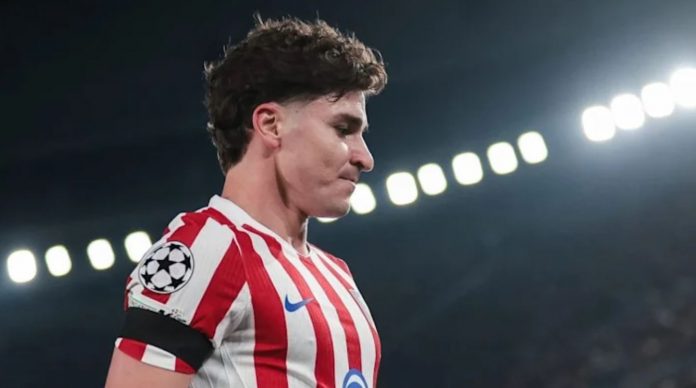 Julian Alvarez pemain Atletico Madrid Julian Alvarez pemain Atletico Madrid