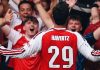 Kai Havertz di laga Arsenal vs Coventry City