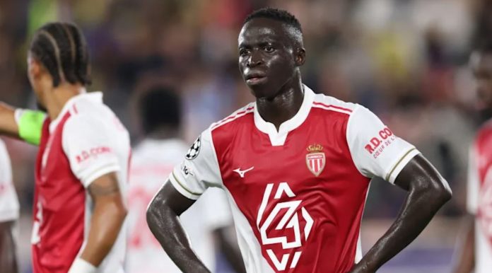 Lamine Camara pemain AS Monaco