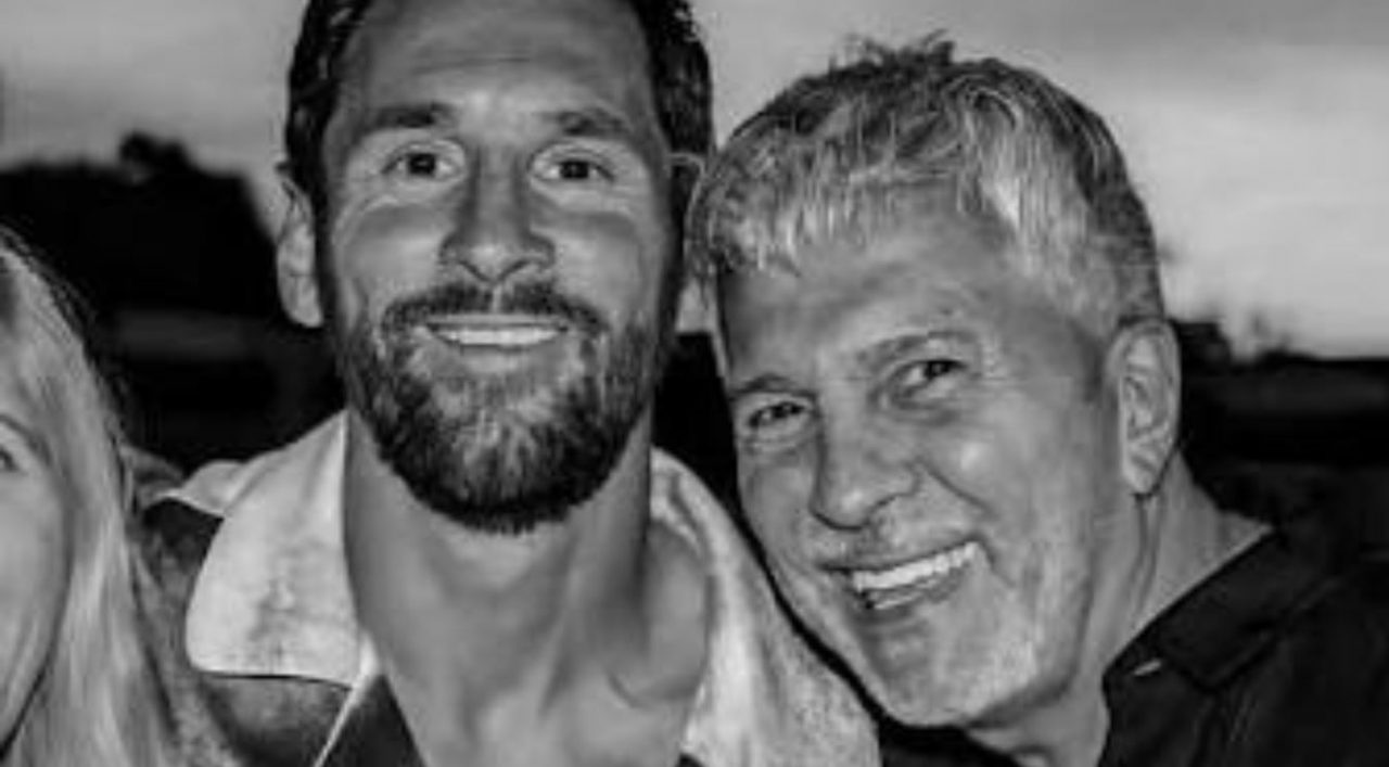 Lionel Messi dan sang ayah orge Messi
