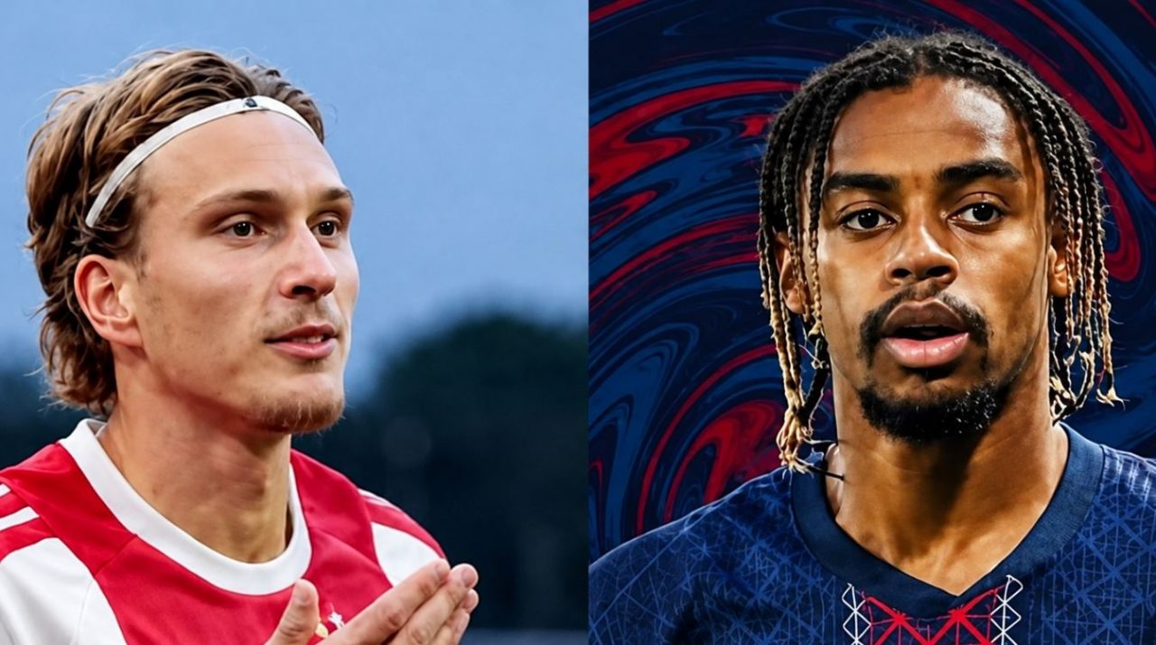 Mika Godts dan Bradley Barcola