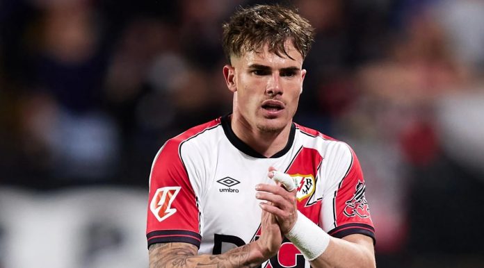 Pep Chavarria pemain Rayo Vallecano Pep Chavarria pemain Rayo Vallecano