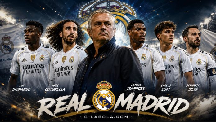 Real Madrid versi Jose Mourinho Real Madrid versi Jose Mourinho