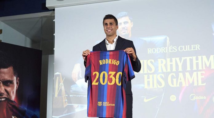 Rodri pemain Barcelona