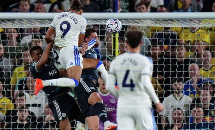Dominic Calvert-Lewin di laga Leeds United vs Newcastle United Dominic Calvert-Lewin di laga Leeds United vs Newcastle United