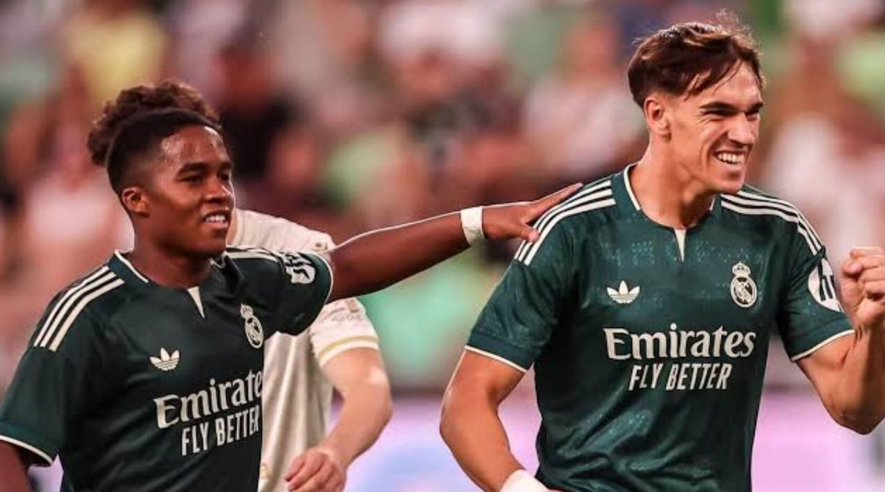 Endrick Felipe dan Carlos Espi pemain Real Madrid