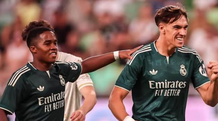 Endrick Felipe dan Carlos Espi pemain Real Madrid