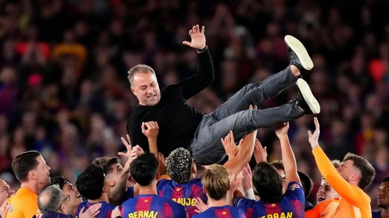 Hansi Flick manajer Barcelona