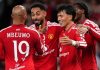 Manchester United kembali ke Liga Champions dengan kemenangan 4-0 atas Sabah. Sesko, Fernandes dan Martinez mencetak gol.