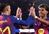 Rapinha dan Lamine Yamal pemain Barcelona