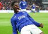Thierno Barry pemain Everton