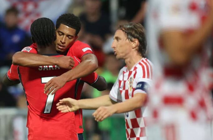 Kroasia vs Inggris