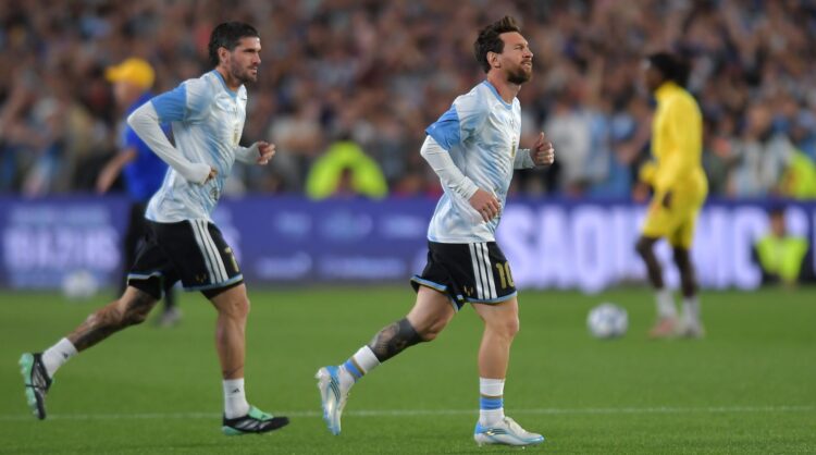 Lionel Messi di laga perpisahan